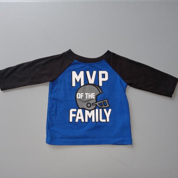 🎯 10 for $10 / Baby Boy 0-3 Months Shirt, MVP Of the Family - Picture 7 of 10